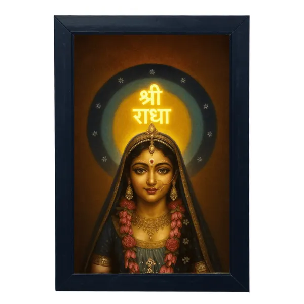 Black_Premium_Shree_Radha_Rani_Wall_Hanging_Photo_Frame_For_Home_Decor