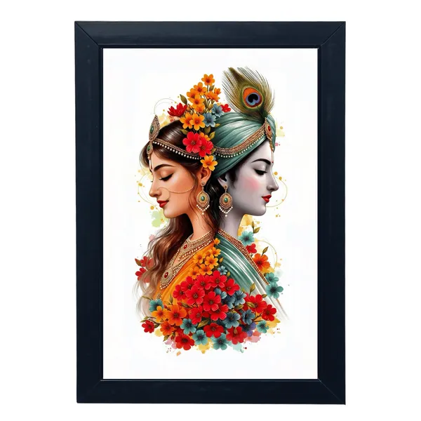 Black_Premium_Radhakrishna's_Wall_Hanging_Photo_Frame_For_Home_Decor