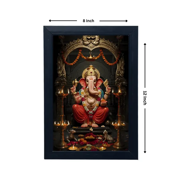 Black_Premium_Shree_Ganesh_Ji_Wall_Hanging_Photo_Frame_For_Home_Decor