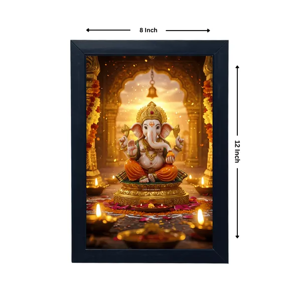 Black_Premium_Shree_Ganesh_Ji_Wall_Hanging_Photo_Frame_For_Home_Decor