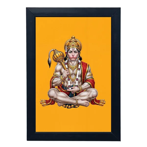 Black_Premium_Hanuman_Ji's_Wall_Hanging_Photo_Frame_For_Home_Decor