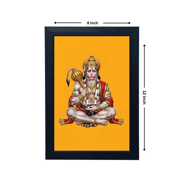 Black_Premium_Hanuman_Ji's_Wall_Hanging_Photo_Frame_For_Home_Decor