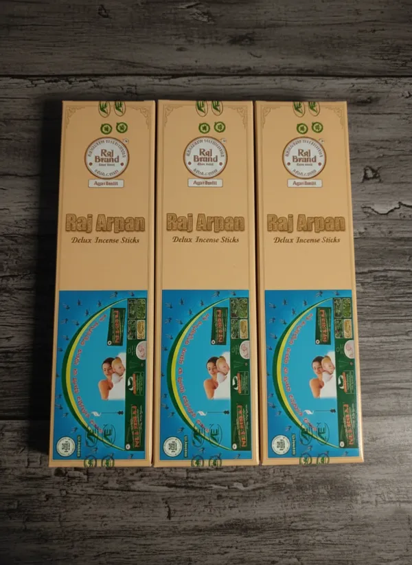 Orange_Mixed_Flower_Devotional_Blend_Raj_Arpan_Incense_Stick_Pack_Of__3