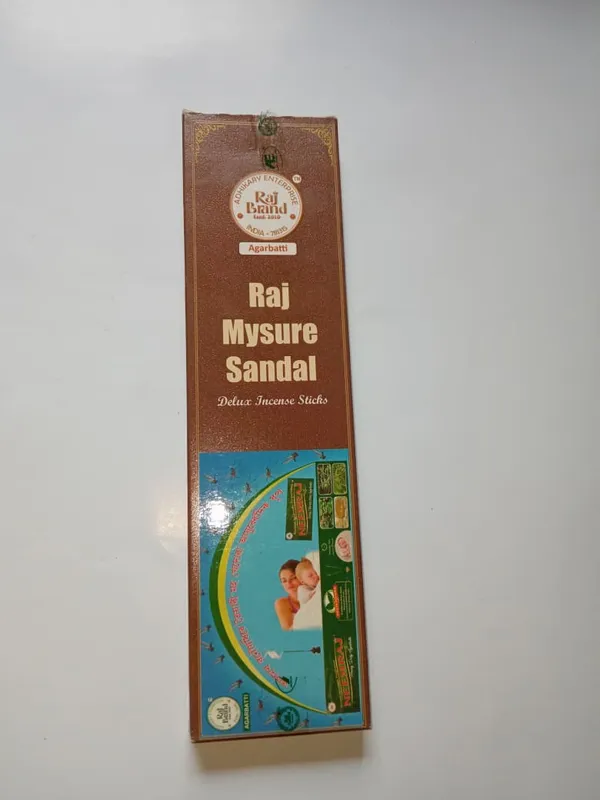 Raj_Mysore_Sandal_And_Sandal_Supreme_Incence_Stick_Pack_Of__2