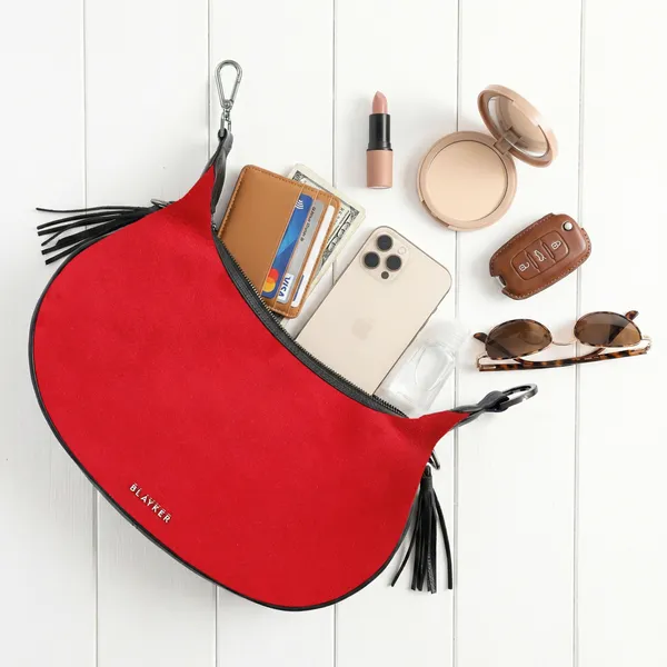 Roho_Retro_Suede_Genuine_Leather_Hobo_Bag_With_Adjustable_Strap_For_Women