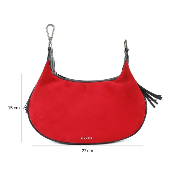 Roho_Retro_Suede_Genuine_Leather_Hobo_Bag_With_Adjustable_Strap_For_Women