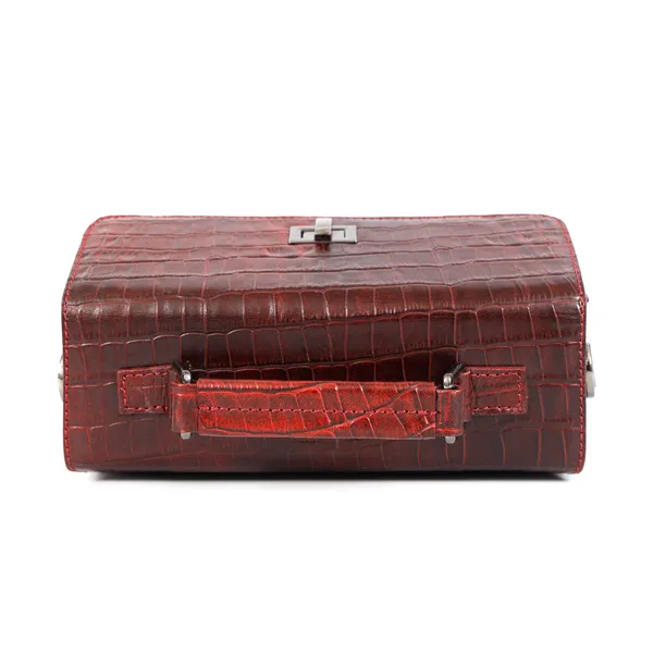 Ace_Croco_Textured_Genuine_Leather_Structured_Satchel_For_Women
