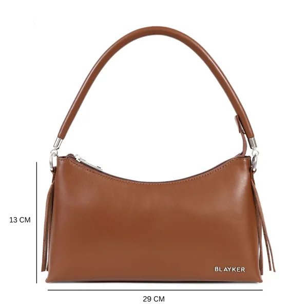 Eva_Plain_Genuine_Leather_Baguette_For_Women