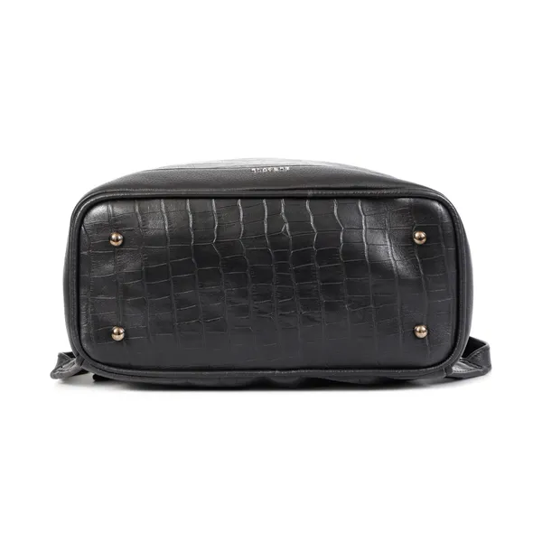 Elora_Croco_Textured_Genuine_Leather_Bagpack_For_Women