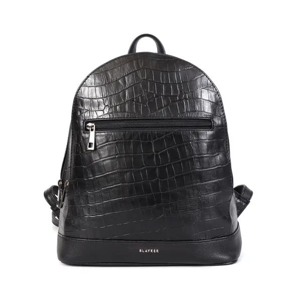 Elora_Croco_Textured_Genuine_Leather_Bagpack_For_Women