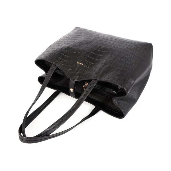 Elan_Elegance_Textured_Genuine_Leather_Shopper_Bag_For_Women