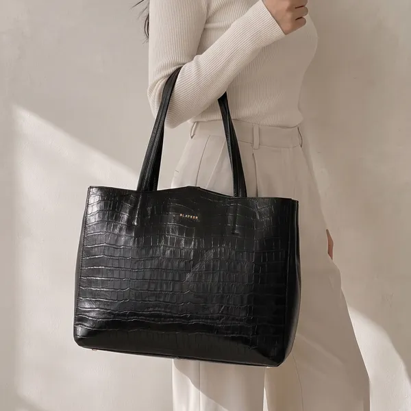 Elan_Elegance_Textured_Genuine_Leather_Shopper_Bag_For_Women