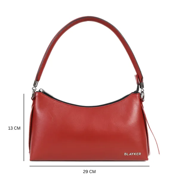 Eva_Plain_Genuine_Leather_Baguette_For_Women
