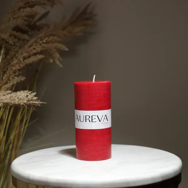 Pillar_Candle_Molten_Red_3_X_6