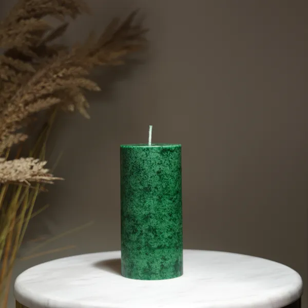 Pillar_Candle_Molten_Green_3_X_6