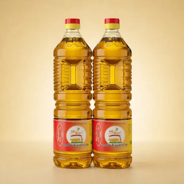 Shudh_Desi_Kisan_Kacchi_Ghani_Pure_Black_Mustard_Oil_(Pack_Of_2)