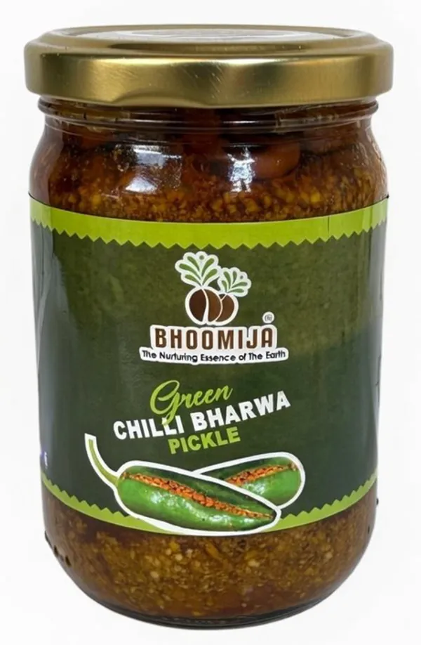 Bhoomija_Home_Made_Green_Chili_Bharwa_Pickle_With_Spicy_Stuffed_For_Meals_(Pack_Of_2)