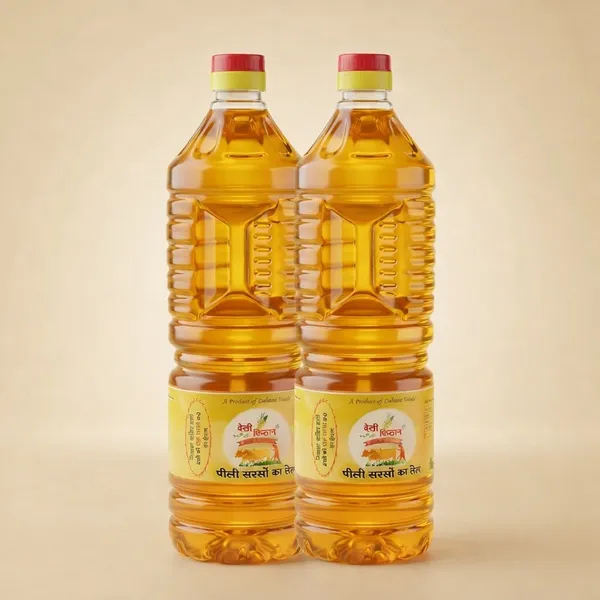 Shudh_Desi_Kisan_Kacchi_Ghani_Pure_Yellow_Mustard_Oil_(Pack_Of_2)
