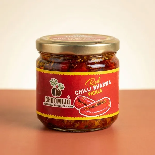 Bhoomija_Home_Made_Red_Bharwa_Chilli_Pickle_-_Stuffed_Red_Chili_Pickle_250G_(Pack_Of_2)