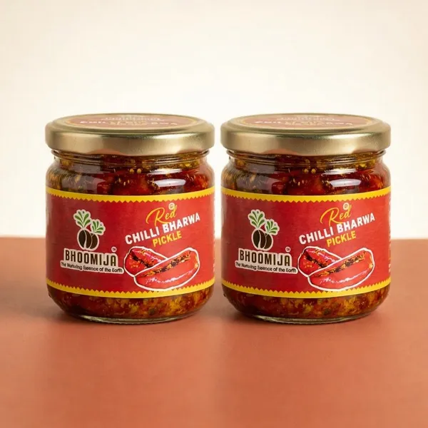 Bhoomija_Home_Made_Red_Bharwa_Chilli_Pickle_-_Stuffed_Red_Chili_Pickle_250G_(Pack_Of_2)