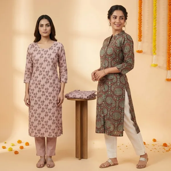 Multicolor_Premium_Cotton_Printed_Kurti_Set_For_Women_(Pack_Of_2)