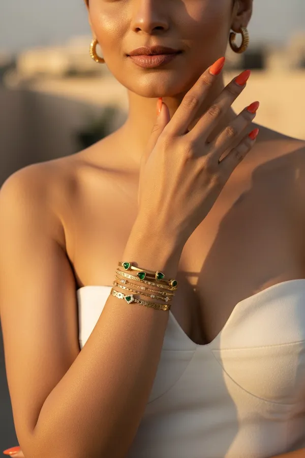 Emerald_Hearts_Bangle_Bracelet