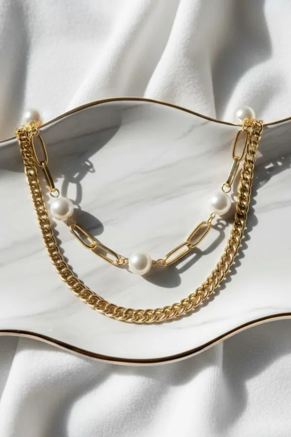 Taffy_Akoya_Pearl_Chain_Link_Double_Layered_Necklace