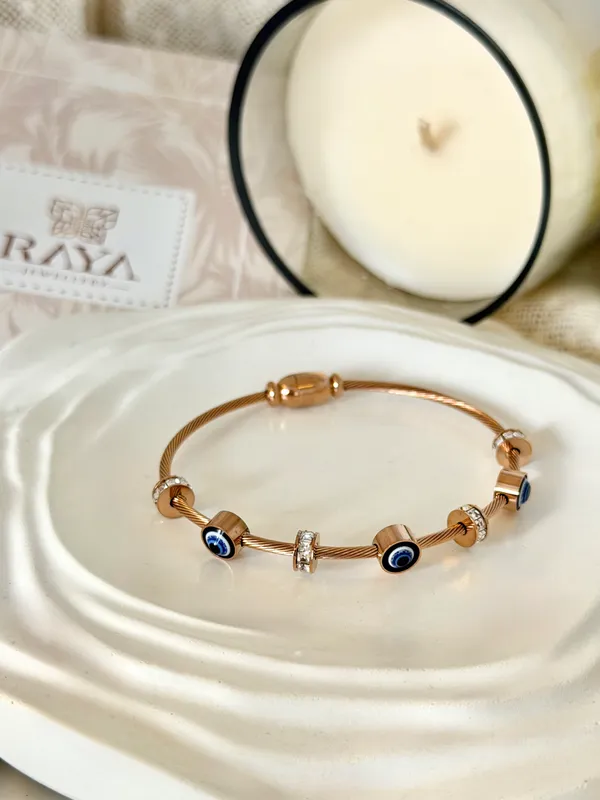 Classic_Evil_Eye_Magnet_RoseGold_Bangle_Bracelet