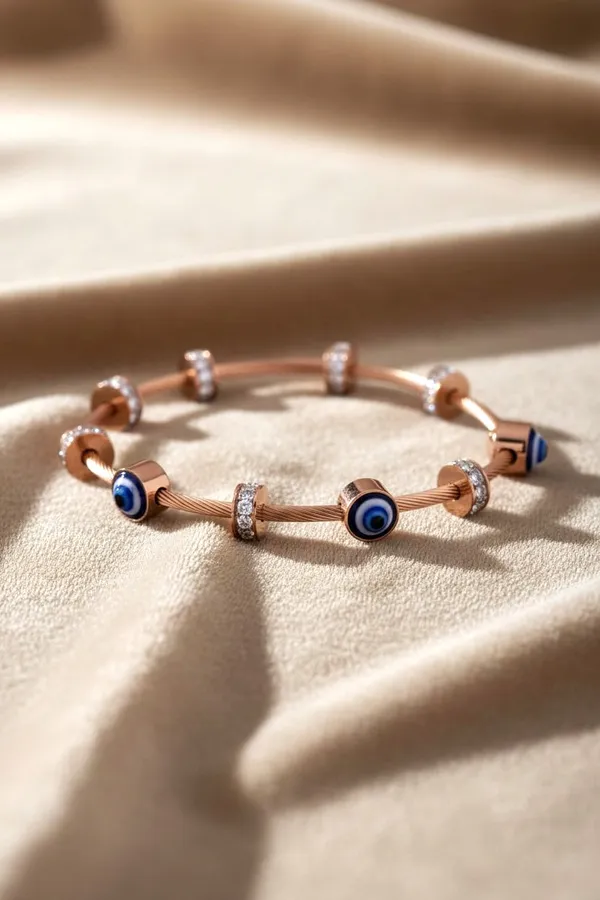 Classic_Evil_Eye_Magnet_RoseGold_Bangle_Bracelet