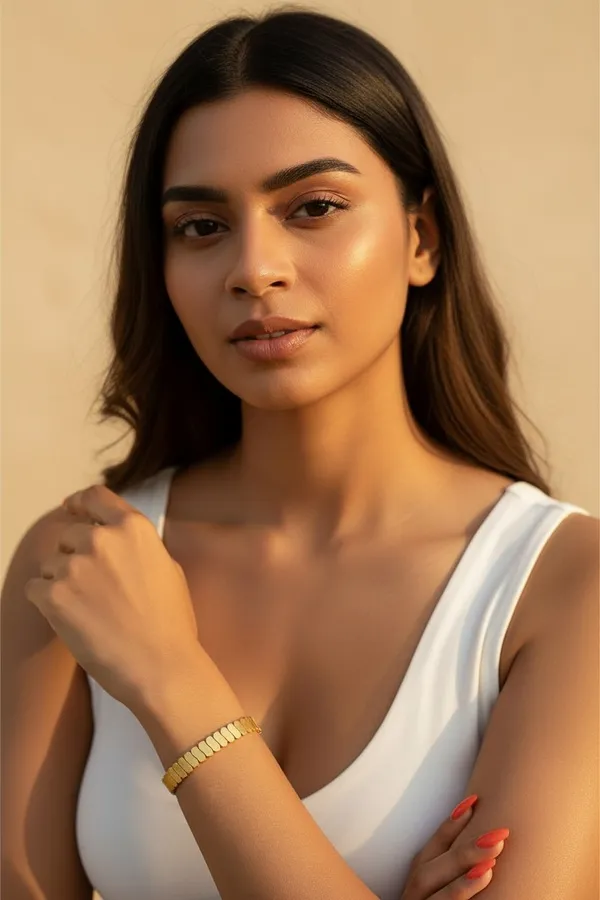 Lily_Gold_Band_Luster_Bracelet