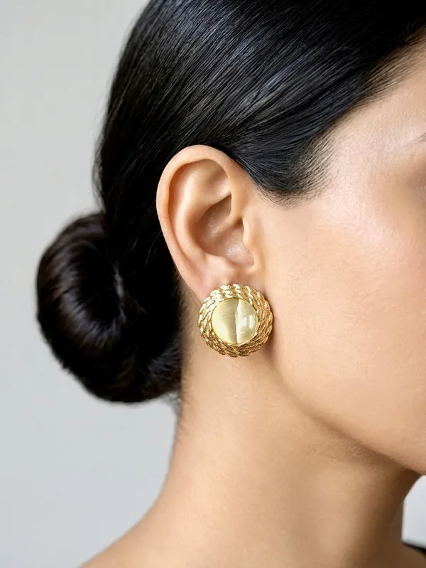 Fiona_Moonstone_18kt_Gold_Plated_Round_Stud_Earrings
