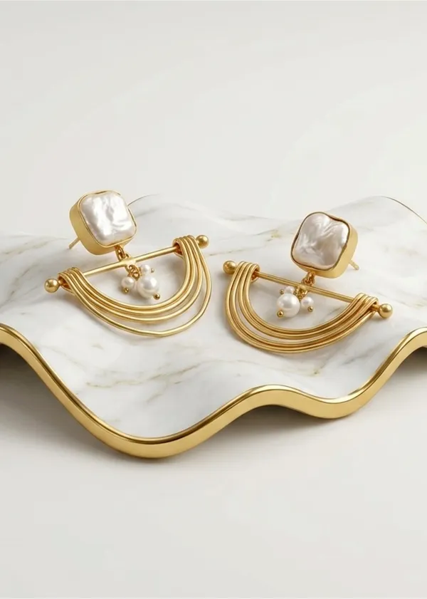 Donna_Freshwater_Baroque_Pearl_Brass_Danglers