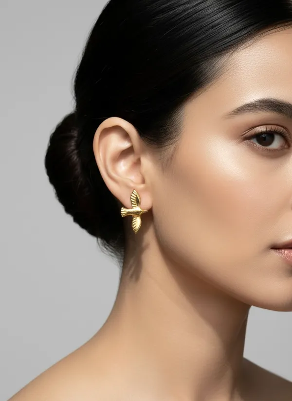 Viera_Bird_Statement_Stud_Earrings