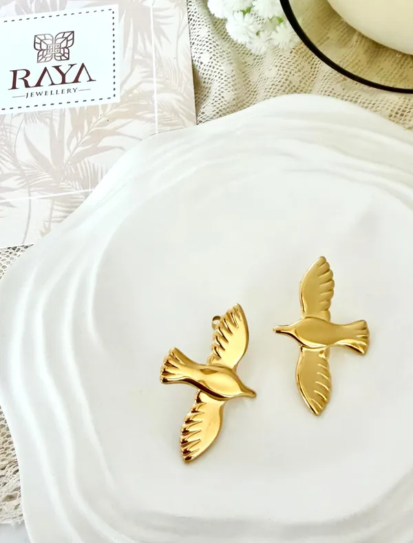 Viera_Bird_Statement_Stud_Earrings