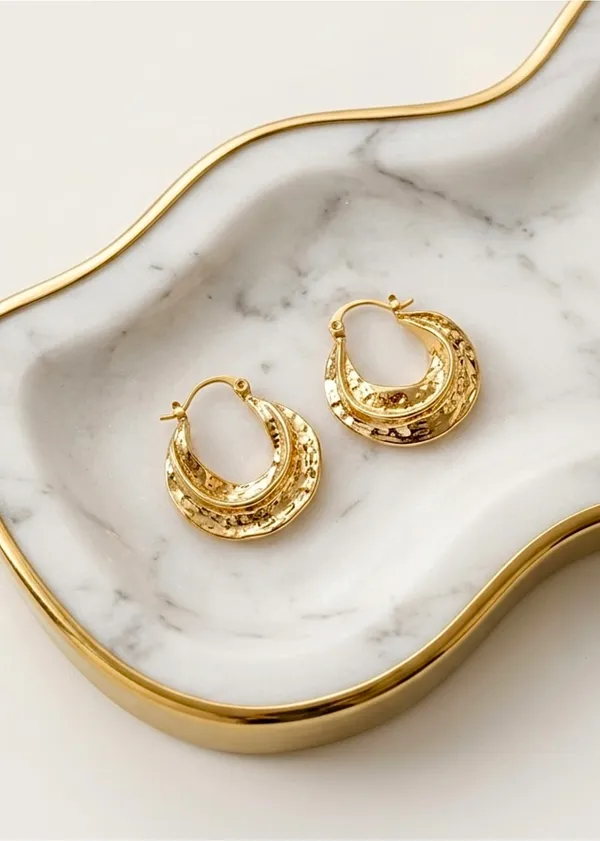 Textured_Moon_Basket_Elegance_Hoops