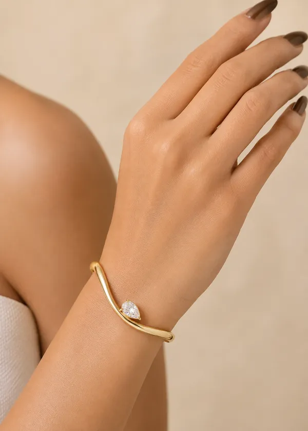 Autumn_Solitaire_Designer_Wavy_Open_Cuff_Bracelet