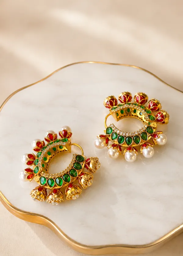 Amaira_Royale_Polki_Reversible_Hoops_Earrings