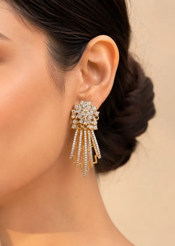Regalia_Floral_Fringe_Drop_Earrings