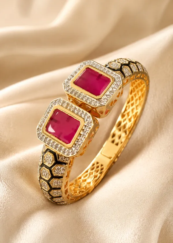 Maharani_Ruby_Royale_Statement_Bracelet