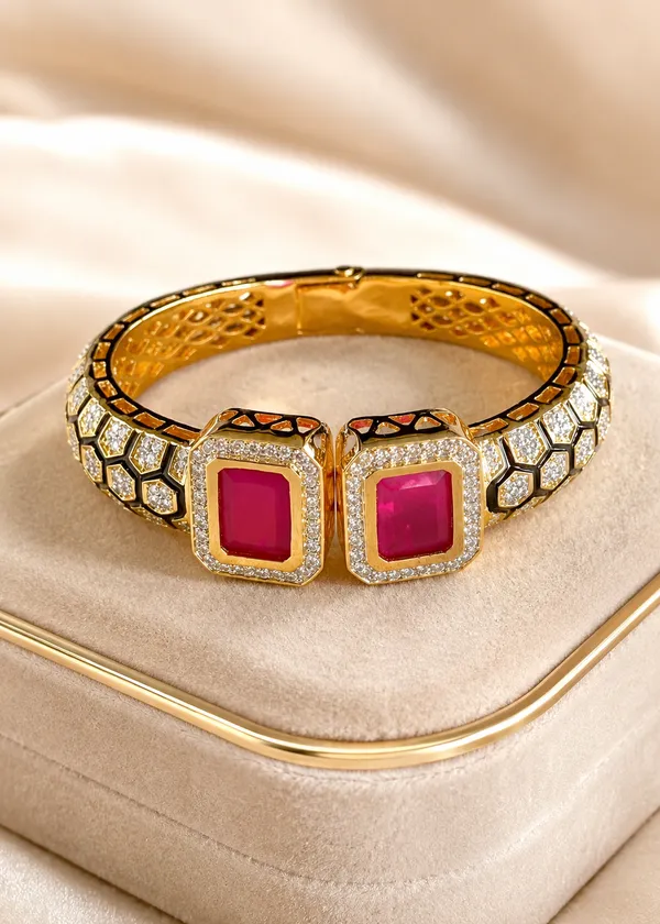 Maharani_Ruby_Royale_Statement_Bracelet