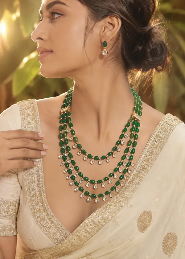 Green_Moissanite_3_Layered_Noor_Royale_Kundan_Necklace