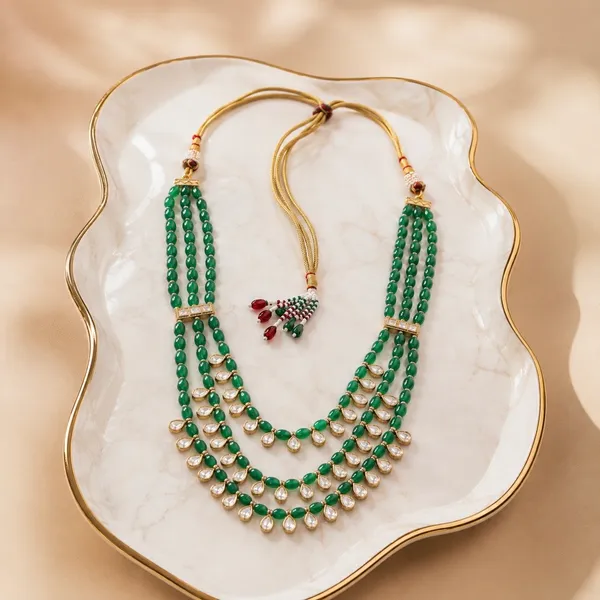 Green_Moissanite_3_Layered_Noor_Royale_Kundan_Necklace