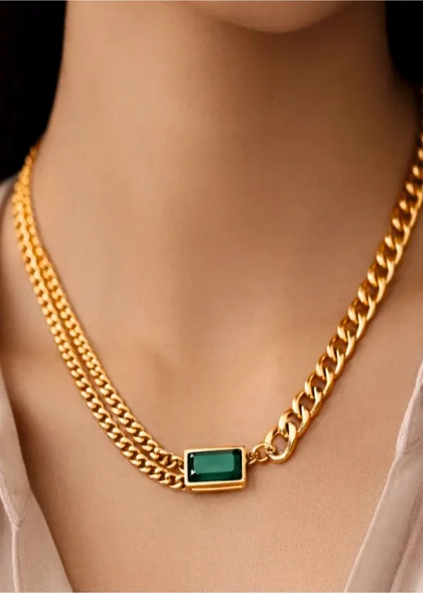Verde_Emerald_Luxe_Link_Elegance_Necklace