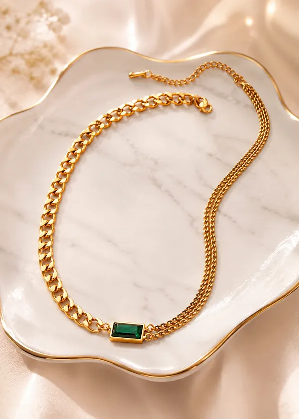 Verde_Emerald_Luxe_Link_Elegance_Necklace