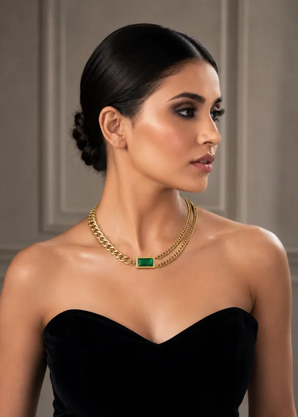 Verde_Emerald_Luxe_Link_Elegance_Necklace