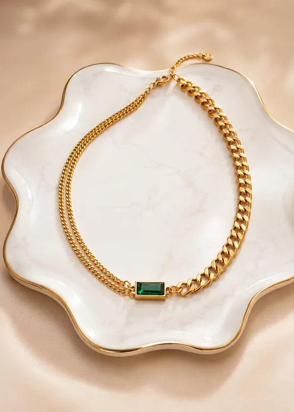 Verde_Emerald_Luxe_Link_Elegance_Necklace