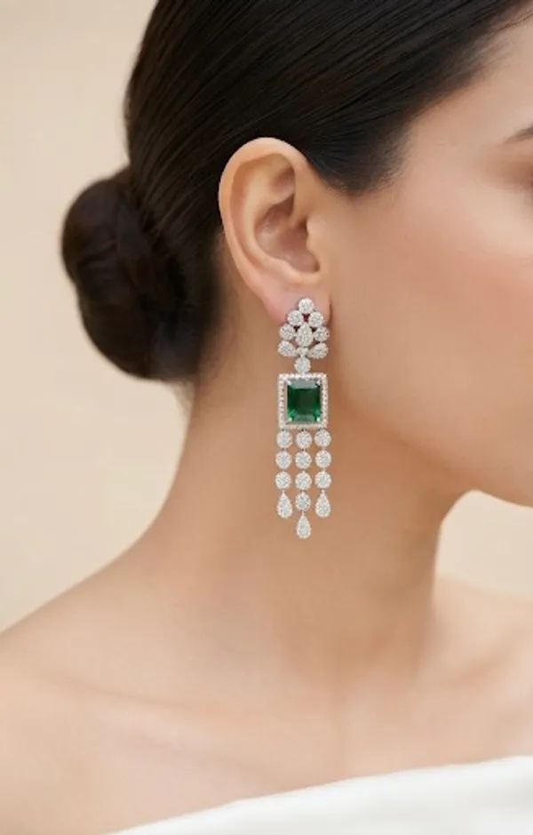 Aurelia_Emerald_Green_Long_Tassel_Drop_Earrings