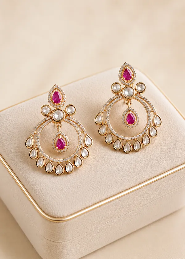 Navya_Empress_Polki_&_Ruby_Chandbali_Earrings