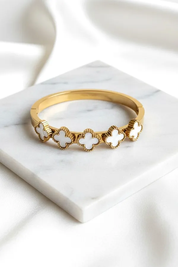Arden_White_Clover_Bangle_Bracelet