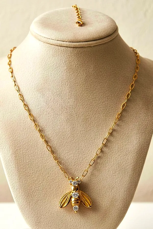 Bee_Zircon_Solitaires_Luxe_Necklace